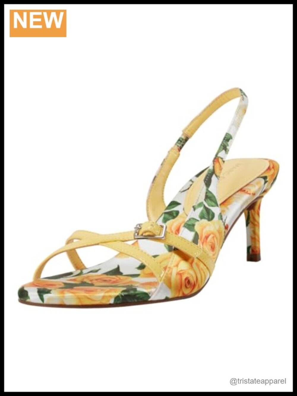 Women's Dress Heeled Sandals Open Toe Slingback Stiletto 2.32" Heel